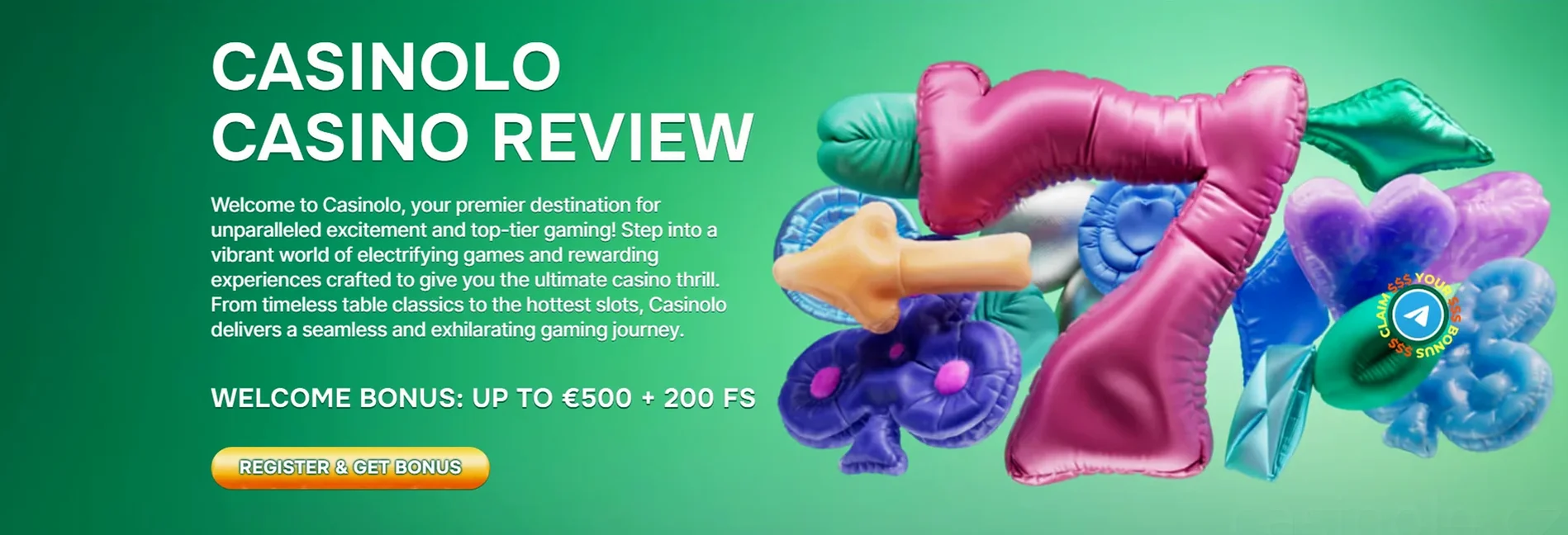 Casinolo Casino 100% do 500 € + 200 FS